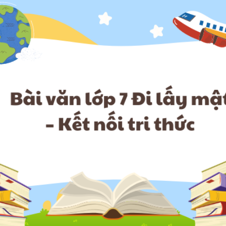 Bài văn lớp 7 Đi lấy mật – Kết nối tri thức