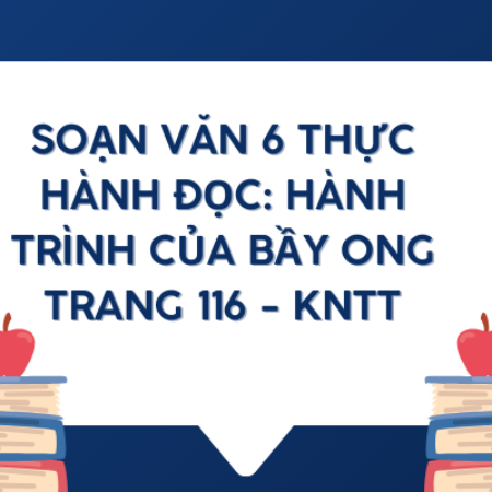 Soạn văn 6 Thực hành đọc: Hành trình của bầy ong trang 116