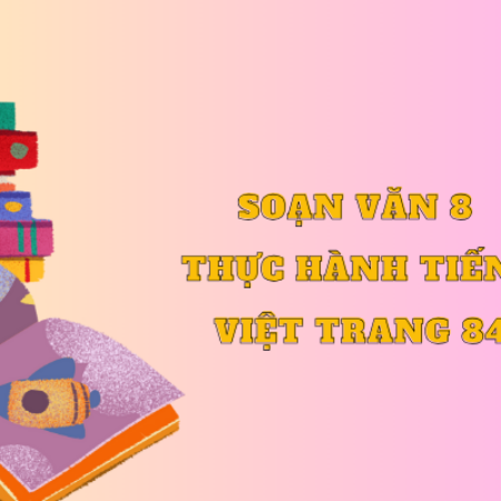 Soạn văn 8 Thực hành tiếng Việt trang 84 – Kết nối tri thức