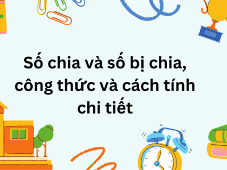 Số chia và số bị chia, công thức và cách tính chi tiết