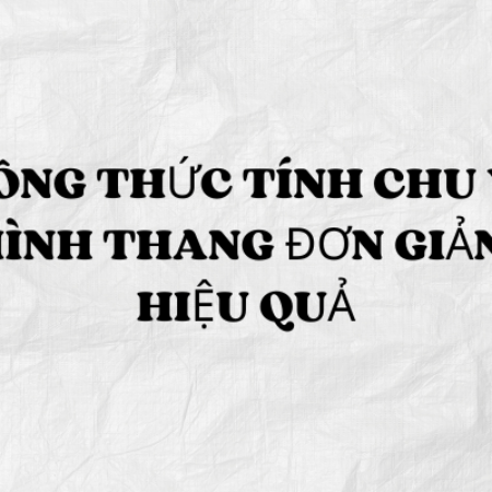 Công thức tính chu vi hình thang đơn giản, hiệu quả