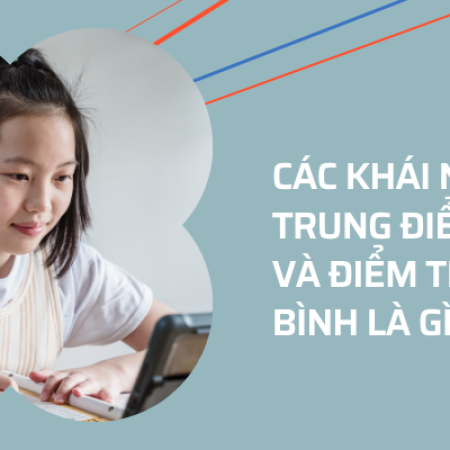 Các khái niệm trung điểm là gì và điểm trung bình là gì?