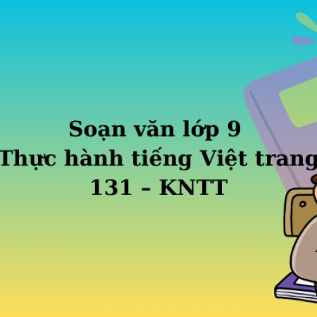 Soạn văn lớp 9 Thực hành tiếng Việt trang 131 – KNTT