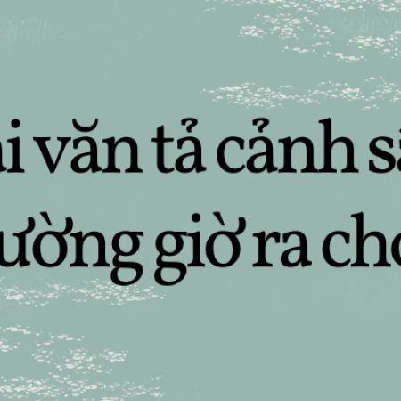 Tổng hợp các bài văn tả cảnh sân trường giờ ra chơi 