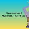 Soạn văn lớp 9 Mưa xuân – KNTT tập 2