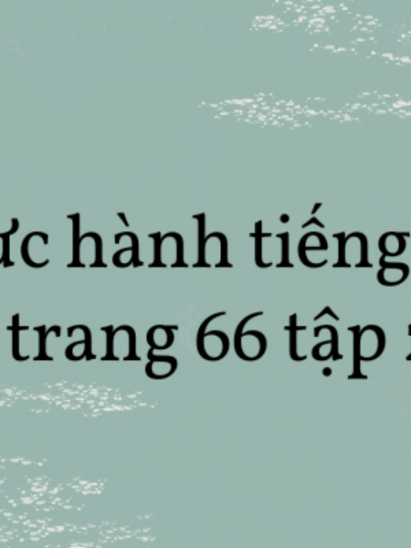 Soạn văn 8: Thực hành tiếng Việt trang 66 tập 2 – KNTT